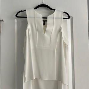 BCBG white tank blouse